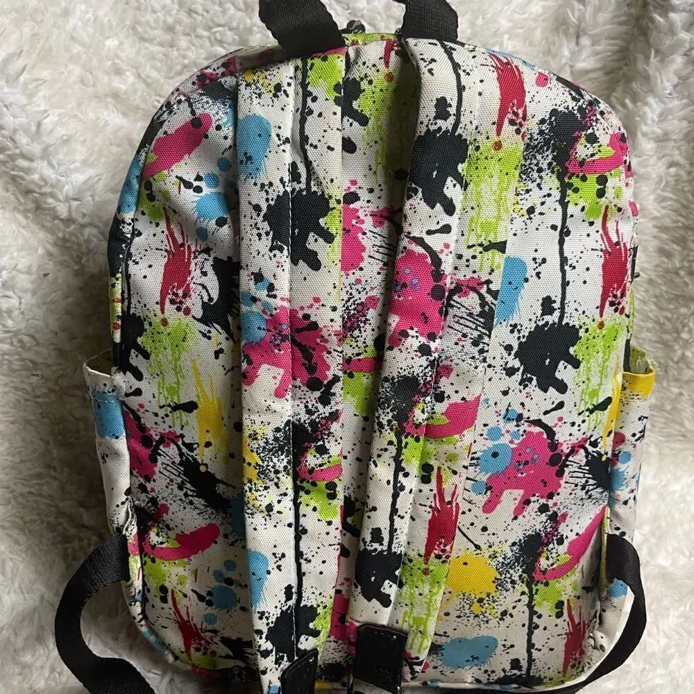 Airwalk Graffiti Spray Paint multi color laptop medium backpack